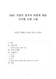 [경영]P&amp;G 기업의 정치적 위험에 대한 국가별 사례 고찰
