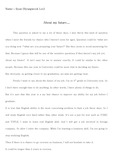[영문]영어 영작문essay (About my future…)