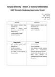 한양대학교 SWOT