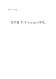 성공한 M I System사례..