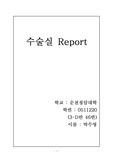 수술실 사전학습(봉합사, 가운입기, 외과적손씻기, 장갑끼기, 멸균법)