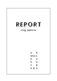 기본 레포트 표지