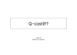 품질비용(Q-cost)이란