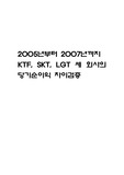 통계학 KTF, SKT, LGT 세 회사의 당기순이익 차이검증