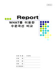 WHAT를 이용한 수문곡선 분석