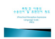 취학 전 아동의 수용언어 및 표현언어 발달척도(PRES)