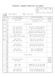 방과후수업계획서(예시)