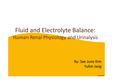 Fluid and Electrolyte Balance (Human Renal Physiology and Urinalysis)