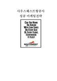 사우스웨스트항공사성공전략사례(최종)
