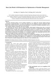 Data Link Model of 4D Simulation for Optimization of Schedule Management