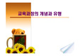 교육과정의 개념과 유형