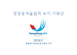 평창동계올림픽_유치_기획안