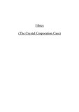Crystal Corporation Case 분석 자료