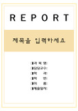 살구빛 테두리 레포트 표지