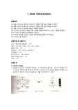 1. Diode Characteristics