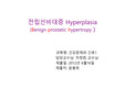 전립선 비대증 PPT