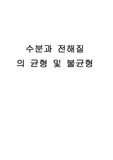 수분전해질 균형 불균형