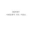 사회적 이슈: 미혼모