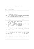 동화구연(뿔이 난 동그라미) 일일 학습지도안 -타임 테이블-