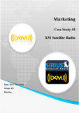Case Study XM Satellite Radio 4조