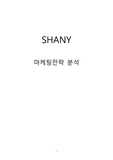 [ 샤니 마케팅전략 분석보고서 ] SHANY 샤니 마케팅 SWOT,STP,4P 전략분석과 샤니 새로운 전략제안