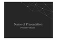 PPT양식 별자리 포인트 템플릿