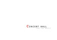 Concert hall 설계에 관하여