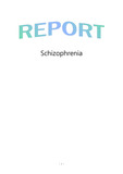 schizophrenia(조현병) A++받았어요!