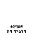 울산대학교병원 자기소개서, 울산대병원 자기소개서, 자기소개서, 간호사 자기소개서, 신규간호사 자기소개서, 울산대병원 간호사