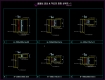 구조도면-B동 철골보 큰보 작은보 접합 상세도1