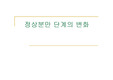 여성건강간호학 : 정상분만 단계의 변화