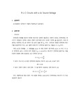 RL, RLC 회로(RL, RLC Circuits)