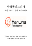 한화폴리드리머 재경 최신 BEST 합격 자기소개서!!!!