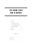 [한국 화장품 산업의 현황 및 발전방안]