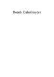 물리화학실험 Bomb Calorimeter