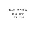 분만 시나리오, 분만 1,2기 간호, 정상분만, 모성간호학, 핵심기본간호술