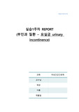 요실금 문헌고찰