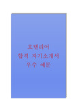 호텔리어 합격 자기소개서 예시