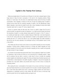 [영어 독후감] 21세기 자본 (Capital in the Twenty-First Century) - 피케티