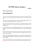 제대로 번역한 Active skills for Reading 4 (3rd edition) Unit4-2. The Bell Witch