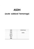 급성경막하혈종 "ASDH" CASE STUDY 간호진단