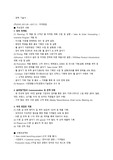 경력기술서(영문 포함)