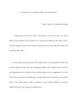 Introduction to Comparative Politics Final Examination