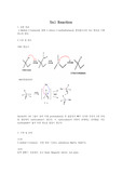 Sn1 Reaction 사전보고서