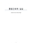 A+ 뇌출혈 케이스 간호진단 통합간호실습 간호진단3개