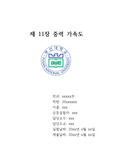 부산대학교 일반물리 실험 A+ 자료 ( 중력 가속도 )