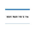 정당의 개념과 기원 및 기능
