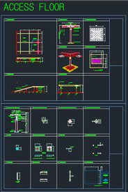 <상세도면> ACCESS FLOOR 액서스플로어. DWG