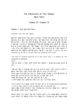 The Adventures of Tom Sawyer 핵심정리 (톰소여의 모험, A+)