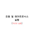 진동 및 메카트로닉스 곡선보 실험 보고서